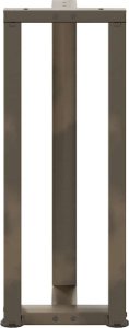 vidaXL Nogi do stołu konsolowego, 2 szt., 38x25x(72-73) cm, stal 6