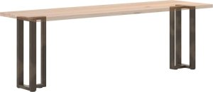 vidaXL Nogi do stołu konsolowego, 2 szt., 38x25x(72-73) cm, stal 8