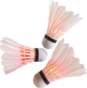 LOTKA BADMINTON Z PIÓR 3 SZT LED ENERO 1