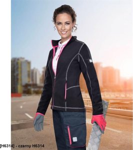 ARDON FLORET - bluza polarowa damska - czarny H6314 3XL 2