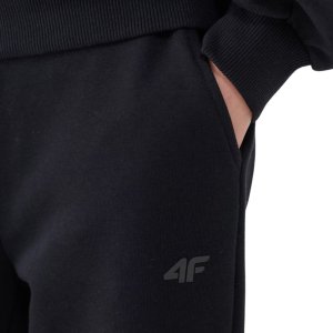 Spodnie dla dziewczynki 4F CAS F0950 czarne 4FJWSS25TTROF0950 20S 134cm 3