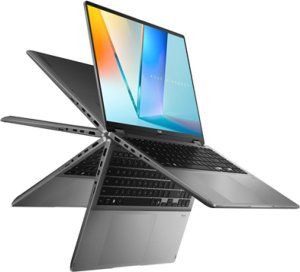 Asus Vivobook 16 Flip TP3607SA-RJ033W | Matte Gray | 16 " | OLED | Touchscreen | 3K | 2880 x 1800 pixels | Glossy | Intel Core Ultra 7 | 256V | 16 GB | LPDDR5X | Solid-state drive capacity 1000 GB | Intel Arc Graphics | Windows 11 Home | 802.11be | Blueto 2
