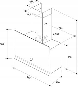 Okap Whirlpool WHVA 62F LM K 2