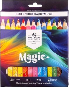 Koh I Noor Kredki Magic Trio 12+1 kolorów 1