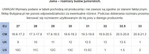 Joma Space Jr 2513 JSPACS2513V Różowe 29 7