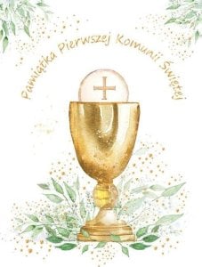 Karnet A5 Komunia. Eucharystia EDUKAMP 1