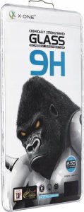 Szkło hartowane X-ONE 3D Full Cover - do Samsung Galaxy S25 (case friendly) - działający czytnik 1