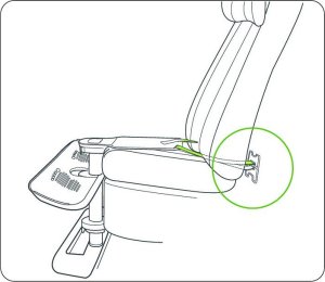 Podnóżek do fotelika KneeGuardKids4 6