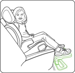 Podnóżek do fotelika KneeGuardKids4 8