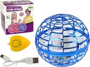 Latająca Wirująca Kula Niebieska Flynova LED 10 cm LEAN Toys 1