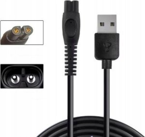 QIKtech Kabel USB do golarka Philips OneBlade QP2824 QP2834 QP4530 QP4630 QP4631 (czarny) 2