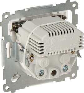 GNIAZDO POJEDYNCZE Z ZASILACZEM USB DGZ1ZUSB2AA.01/11-SIMON54 Premium 230V 16A 1