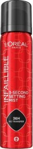 L'Oreal Paris Infaillible 3-Second Setting Mist 3-sekundowy spray utrwalający makijaż 75ml 1
