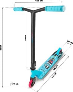 Hulajnoga wyczynowa SOKE GO! turkusowa 11