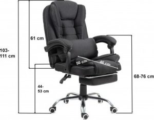 Fotel biurowy  NBR001 czerwony NBR001 6