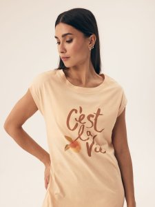 KOSZULA HENDERSON LAIDES 42683 NARANJA (kolor Brzoskwiniowy, rozmiar XL) 2