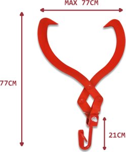 Chwytak do drewna 610mm 450kg 7