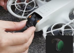 ZESTAW 6 FILTRÓW BRDRC DO DRONA  DJI NEO - SZARE ND8, ND16, ND32, ND64, POLARYZACYJNE CPL, ULTRAFIOLETOWY MCUV 13