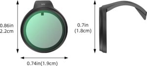 ZESTAW 6 FILTRÓW BRDRC DO DRONA  DJI NEO - SZARE ND8, ND16, ND32, ND64, POLARYZACYJNE CPL, ULTRAFIOLETOWY MCUV 15