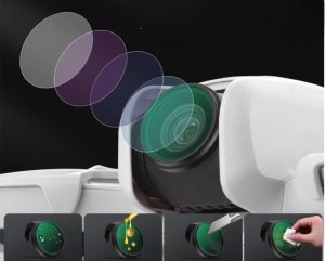 ZESTAW 6 FILTRÓW BRDRC DO DRONA  DJI NEO - SZARE ND8, ND16, ND32, ND64, POLARYZACYJNE CPL, ULTRAFIOLETOWY MCUV 6