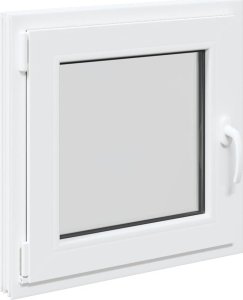 vidaXL Okno piwniczne RISOR 50x50 cm uchylno-rozwierne DIN lewe białe 4