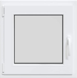 vidaXL Okno piwniczne RISOR 50x50 cm uchylno-rozwierne DIN lewe białe 5