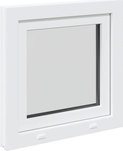 vidaXL Okno piwniczne RISOR 50x50 cm uchylno-rozwierne DIN lewe białe 7