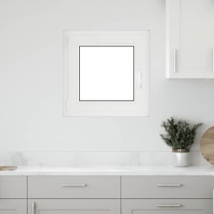 vidaXL Okno piwniczne RISOR 50x50 cm uchylno-rozwierne DIN lewe białe 1