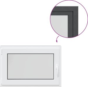 vidaXL Okno piwniczne RISOR 90x50 cm uchylno-rozwierne DIN lewe 2