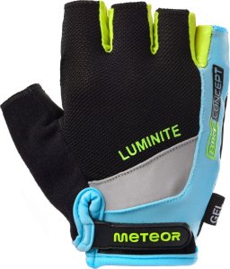 Rękawiczki rowerowe Meteor Gel GX38 XS niebiesko-zielony Uniwersalny 1