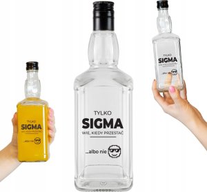 BUTELKA SZKLANA DANIELS 500ml Na Alkohol Whisky Prezent Z Nadrukiem - SIGMA 1