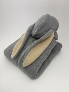 Patulove ponczo samochodowe FUNNY BUNNY rozm. S Beżowy 3