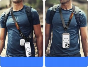 DUX DUCIS Outdoor Cross Body - smycz do telefonu czarna 8