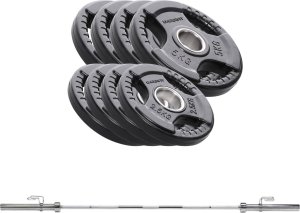 Sztanga olimpijska 200 cm (50 mm) UF11608 UNDERFIT 46 kg 1
