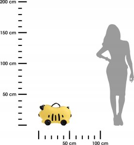 Walizeczka dla dzieci z tworzywa sztucznego, 52 x 21 x 32 cm 3