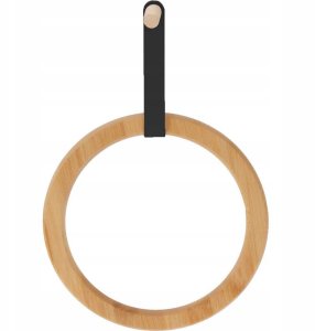 Bambusowy wieszak koło na ręczniki, Ø 21 cm 1