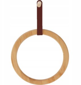 Bambusowy wieszak koło na ręczniki, Ø 21 cm 1