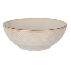 Ceramiczna miska ze żłobionym wzorem, 1060 ml 1