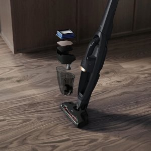 Odkurzacz pionowy AEG QX6-1-45AN bezprzewodowy odkurzacz 45 min 27W pracy 2w1 szary 7