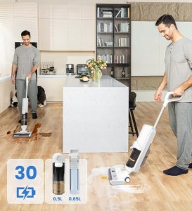 Odkurzacz pionowy Proscenic F10 Pro Smart 3w1 odkurzacz bezprzewodowy 230W biały 2024 4