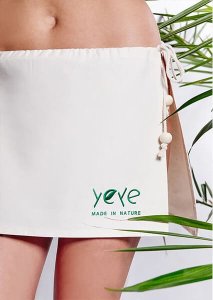 Yeye Spódnica na saunę bez fig w 100% bawełna Biały L 8