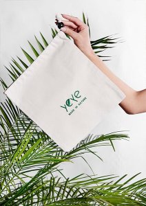 Woreczek na strój na saunę w 100% naturalna bawełna Yeye Ecru 2