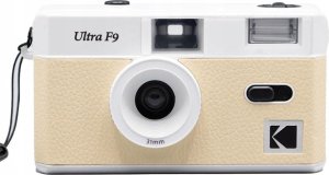 Aparat cyfrowy Kodak ULTRA F9 F 9 Aparat Analogowy na Film Klisze 35mm + Lampa Błyskowa - beżowy 2