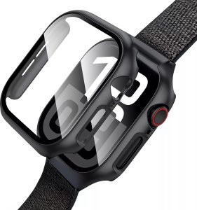Obudowa ochronna z szkłem Alogy Protector Case 2w1 nakładka etui do Apple Watch 10 42mm Czarna 11