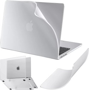 Etui do Apple Macbook Air 13.6 - M2/M3 2022/2023/2024/2025 Alogy AirGuard Elastyczna obudowa Matowa Przezroczysta Biel 1