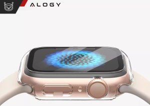 Obudowa ochronna z szkłem Alogy Protector Case 2w1 nakładka etui do Apple Watch 10 46mm Przezroczysta 6