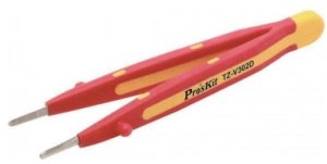 Pincetas elektrikams 1000V 145mm nerudijancio plieno placiais galais TZ-V302D Pro'sKit 1