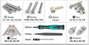 Irankiu rinkinys elektronikos remontui (27 vnt), Pro'sKit 4