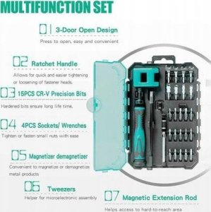 Irankiu rinkinys elektronikos remontui (27 vnt), Pro'sKit 5