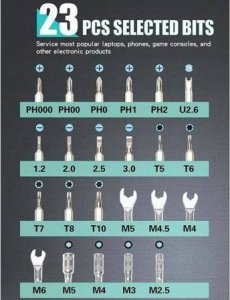 Irankiu rinkinys elektronikos remontui (27 vnt), Pro'sKit 6